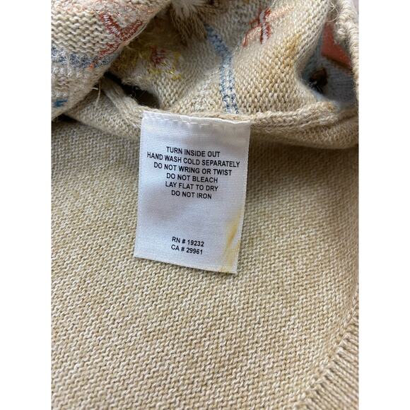 Alfred Dunner Embroidered Sweater Women PM Short Sleeve Crew Neck Floral Grandma - Picture 8 of 11